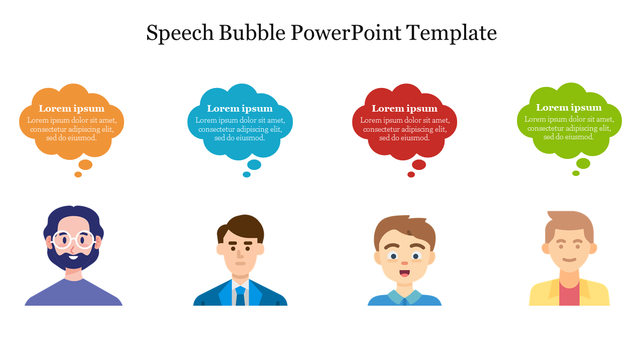 Speech Bubble PowerPoint Template